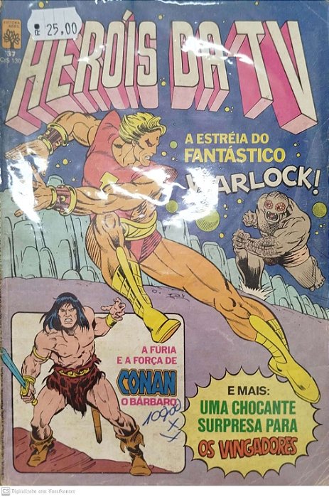 Gibi Heróis da Tv 37 - Formatinho Autor (1982) [usado]