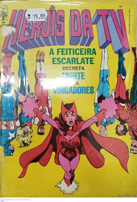 Gibi Heróis da Tv #94 - Formatinho Autor (1987) [usado]