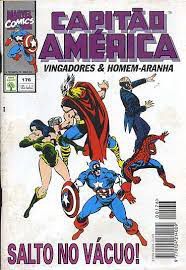 Gibi Capitão América #176 - Formatinho Autor (1994) [usado]