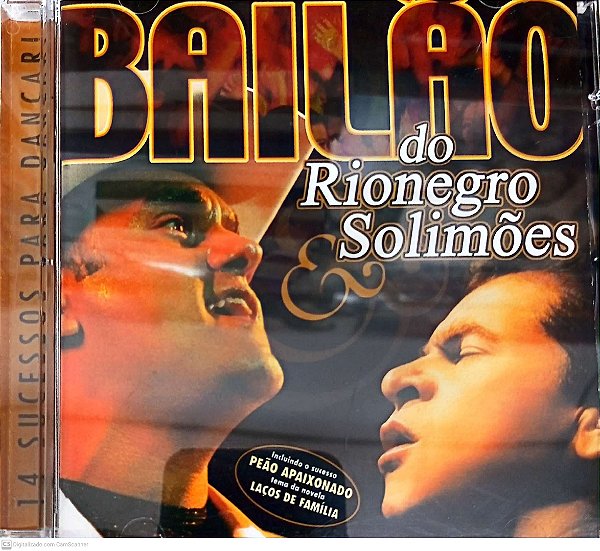 Cd Bailão do Rio Negro e Solimões - 14 Sucessos para Dançar Interprete Rio Negro e Solimões (2000) [usado]