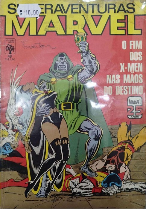 Gibi Superaventuras Marvel #48 - Formatinho Autor (1986) [usado]