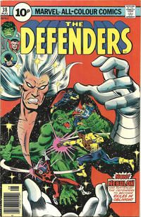 Gibi The Defenders #38 Autor (1976) [usado]