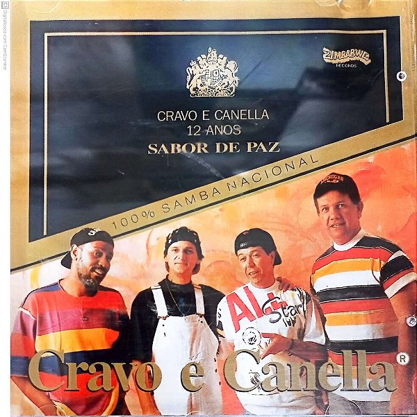 Cd Cravo e Canella - 12 Anos /sabor de Paz Interprete Cravo e Canela (1994) [usado]
