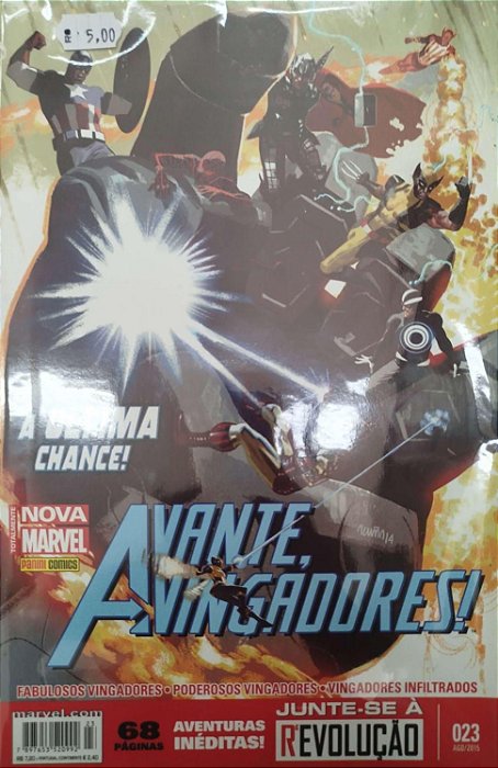 Gibi Avante Vingadores #23 - Totalmente Nova Marvel Autor (2015) [usado]
