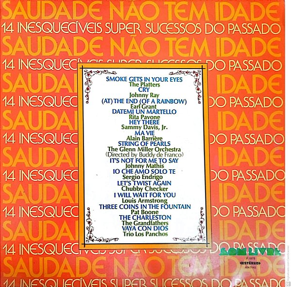Disco de Vinil Saudade Não Tem Idade Interprete Varios (1975) [usado]