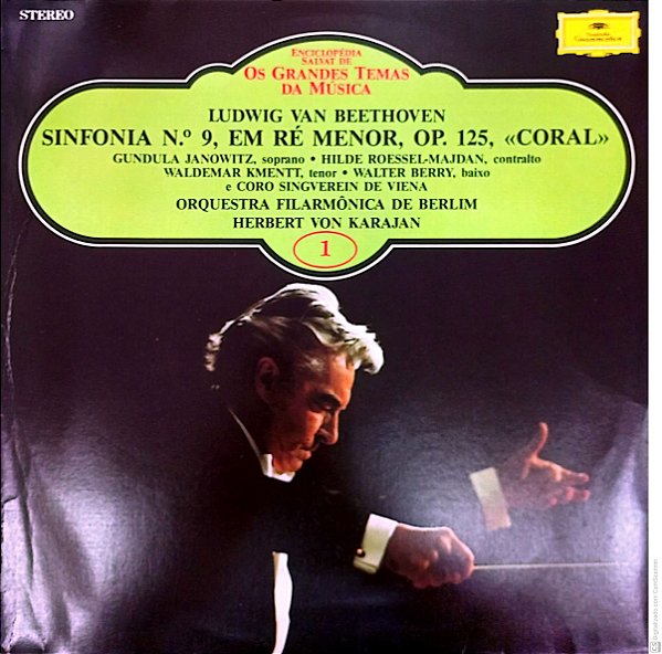 Disco de Vinil os Grandes Temas da Musica -ludwig Van Beethoven Interprete Gundula Janowitz , Hilde Roessel-majdan e Outros [usado]