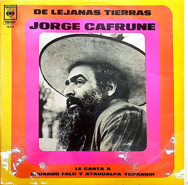 Disco de Vinil Jorge Cafrune - de Lejanas Tierras Interprete Jorge Cafrune [usado]