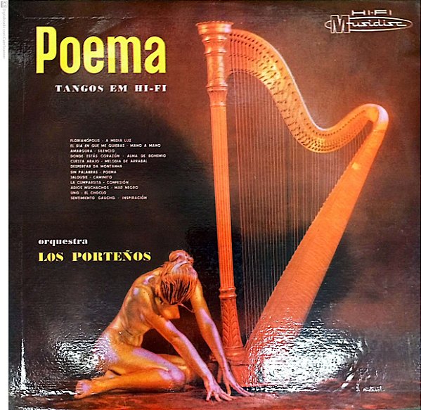 Disco de Vinil Poema - Tangos em Hi-fi Interprete Orquestra Los Portenos [usado]