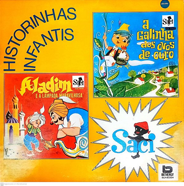 Disco de Vinil Historinhas Infantis - Saci Interprete Varios (1991) [usado]