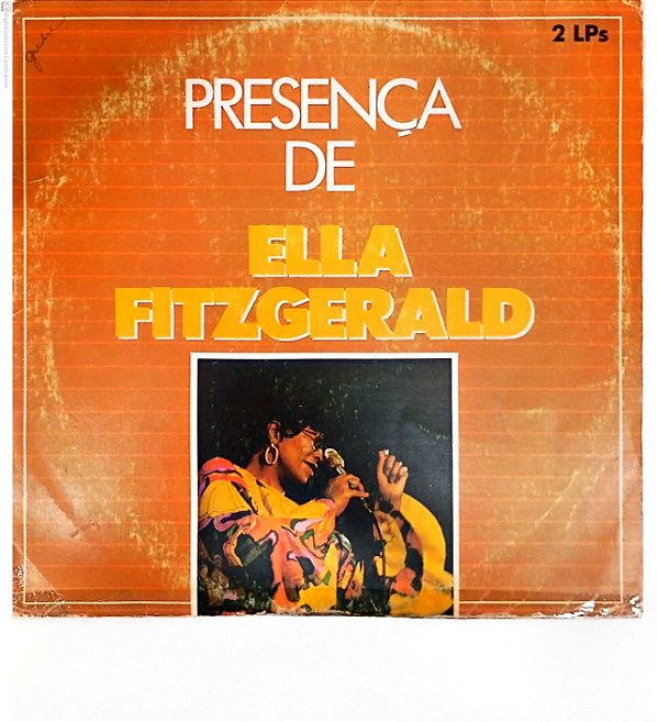 Disco de Vinil Presença de Ella Fitzgerald Interprete Ella Fitzgerald (1973) [usado]