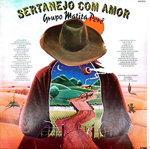Disco de Vinil Sertanejo com Amor Interprete Lp - Grupo Matita Perê (1979) [usado]