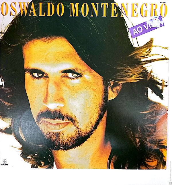 Disco de Vinil Oswaldo Montenegro ao Vivo Interprete Oswaldo Montenegro (1989) [usado]
