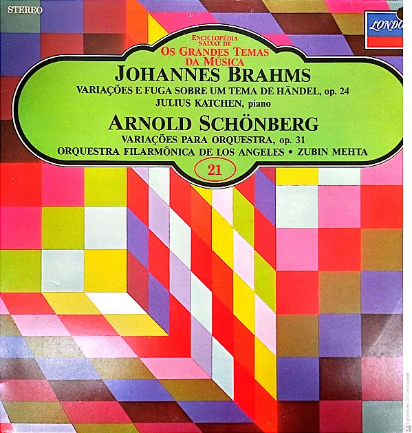 Disco de Vinil Johannes Brahms - os Grandes Temas da Música Interprete Orquestra Filarmonica de Los Angeles (1966) [usado]
