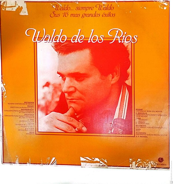 Disco de Vinil Waldo de Los Rios - - Waldo Siempre Waldo Interprete Waldo de Los Rios (1982) [usado]
