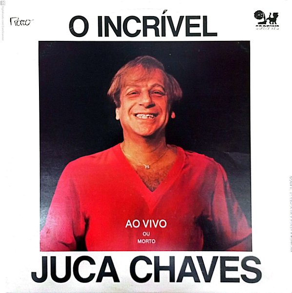 Disco de Vinil Juca Chaves - o Incrível Interprete Juca Chaves (1983) [usado]