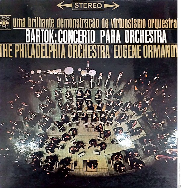 Disco de Vinil Bartok : Concerto para Orchestra Interprete The Philadelphia Orchestra Eugene Ormandy [usado]
