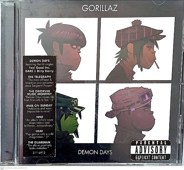 Cd Gorillaz - Demon Days Interprete Gorillaz (2005) [usado]