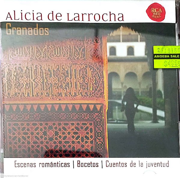 Cd Alicia de Larrocha - Granados Interprete Alicia de Larrocha (2003) [usado]