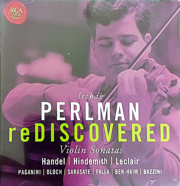 Cd Itzhak Perlman Rediscovered Violin Sonatas Interprete Itzhak Perlman (2004) [usado]