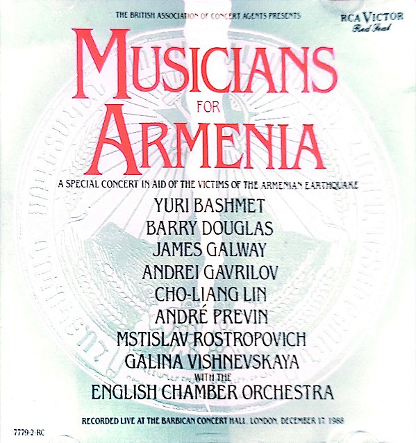 Cd Musicians For Armenia Interprete Vários Artistas (1989) [usado]