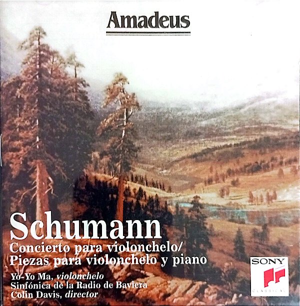 Cd Amadeus - Schuman Interprete Yoyo Ma Violoncelo /sinfonica de La Radio de Baviera [usado]