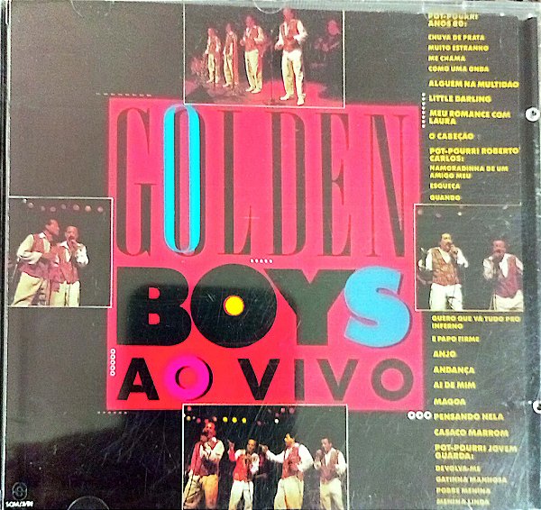 Cd Golden Boys ao Vivo Interprete Golden Boys (1991) [usado]