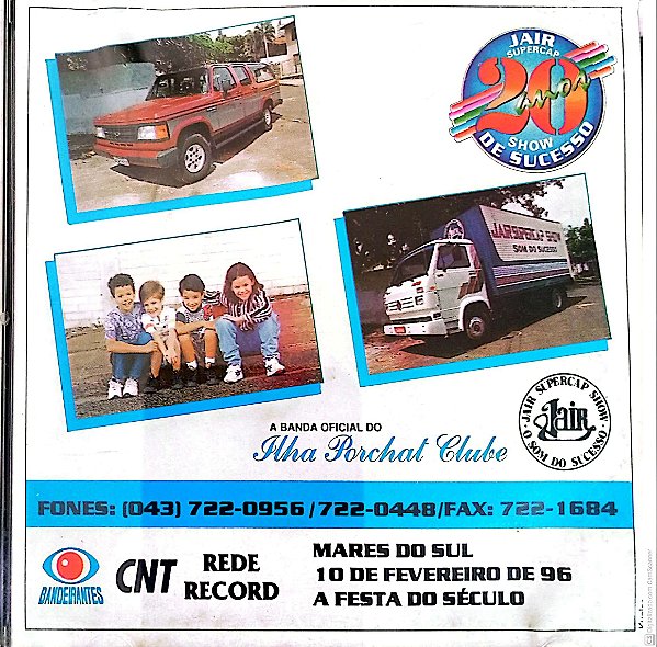 Cd Jair Supercap Show Interprete Jair Supercap Show [usado]