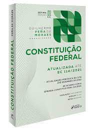 Livro Constituição Federal - Atualizada até Ec 114/2021 Autor Moraes (org.), Guilherme Peña (2022) [seminovo]
