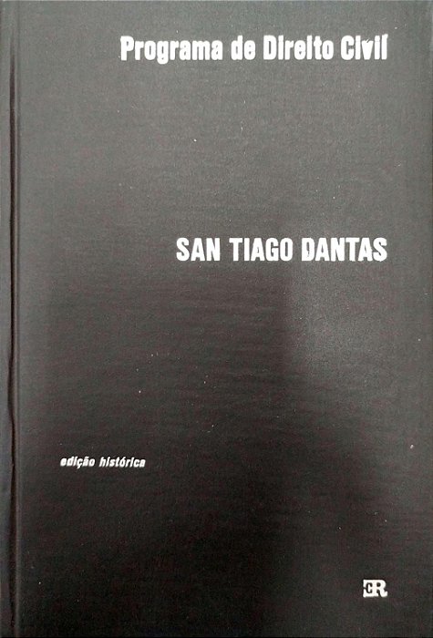 Livro Programa de Direito Civil - Edição Histórica Autor Dantas, San Tiago (1977) [usado]