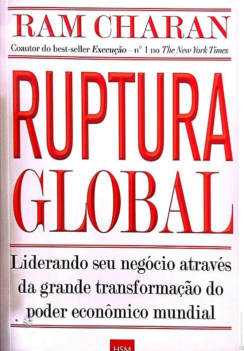 Livro Ruptura Global Autor Charan, Ram (2013) [usado]