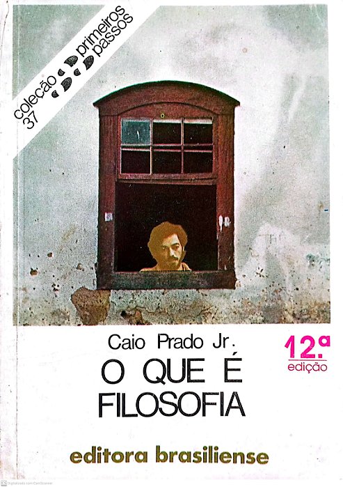 Livro o que é Filosofia Autor Jr. Caio Prado (1986) [usado]