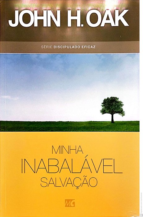 Livro Minha Inabalável Salvação Autor Oak, John H. (2006) [usado]