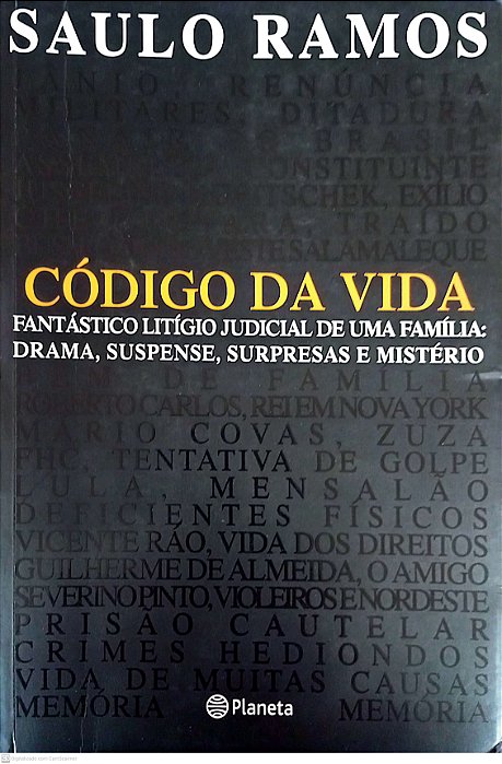 Livro Código da Vida Autor Ramos, Saulo (2007) [usado]