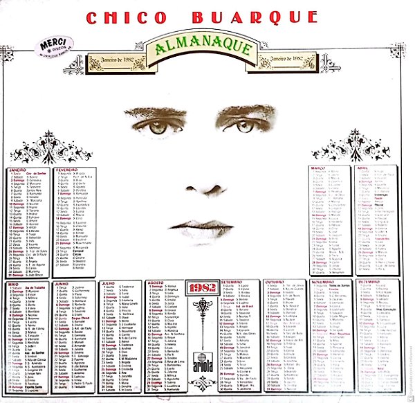 Disco de Vinil Chico Buarque - Almanaque Interprete Chico Buarque (1982) [usado]