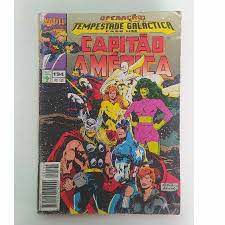 Gibi Capitão América #194 Formatinho Autor (1995) [usado]