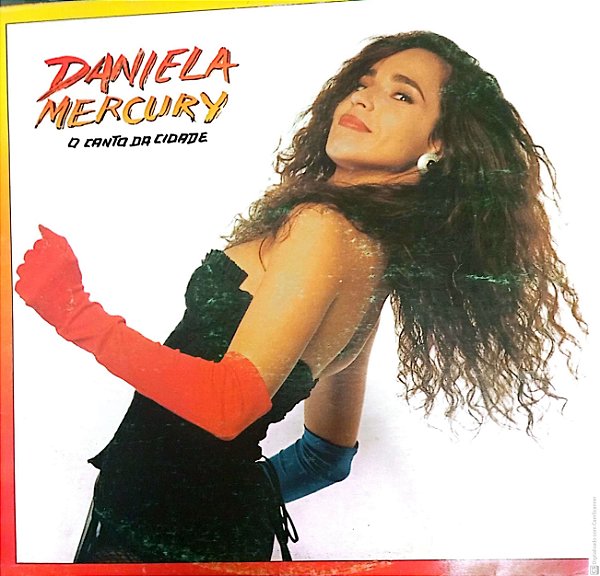 Disco de Vinil Daniela Mercury - o Canto da Cidade Interprete Daniela Mercury (1992) [usado]