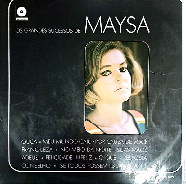 Disco de Vinil Maysa - os Grandes Sucessos de Maysa Interprete Maysa (1968) [usado]