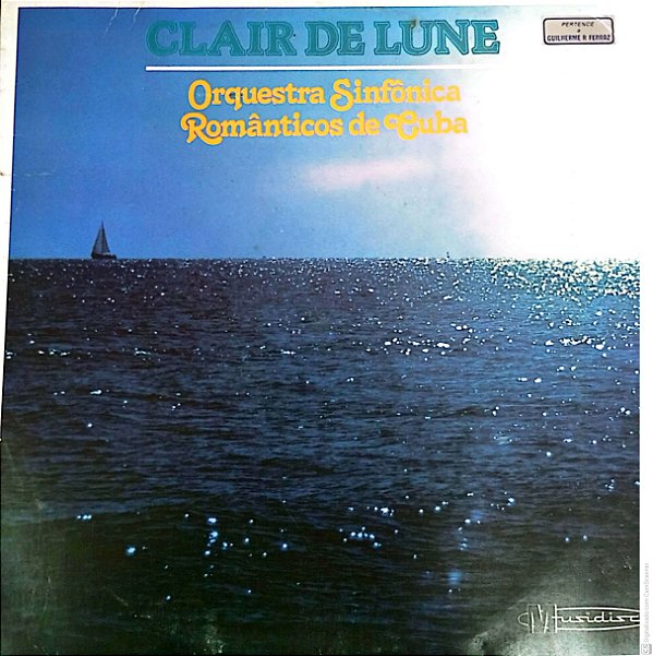Disco de Vinil Clair de Lune Interprete Orquestra Sinfônica Romãmticos de Cuba [usado]