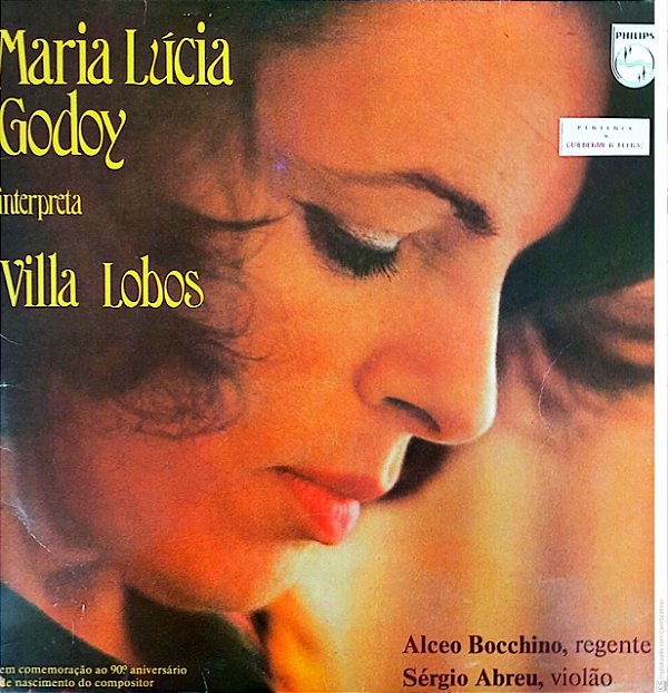 Disco de Vinil Maria Lúcia Godoy Interpreta Villa Lobos Interprete Maria Lúcia Godoy (1977) [usado]