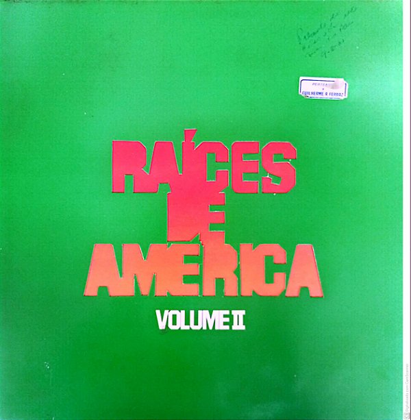 Disco de Vinil Raízes da América Vol.2 Interprete Varios [usado]
