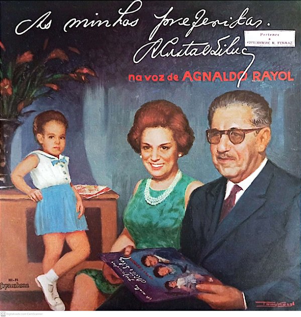 Disco de Vinil Agnaldo Rayol - as Minhas Preferidas Interprete Agnaldo Rayol (1968) [usado]