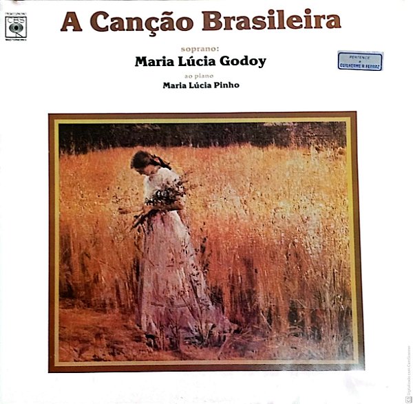 Disco de Vinil a Canção Brasileira Interprete Maria Lucia Godoy (1980) [usado]