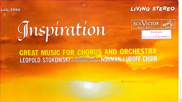 Disco de Vinil Inspiration Interprete Greta Music For Chorus And Orchestra [usado]