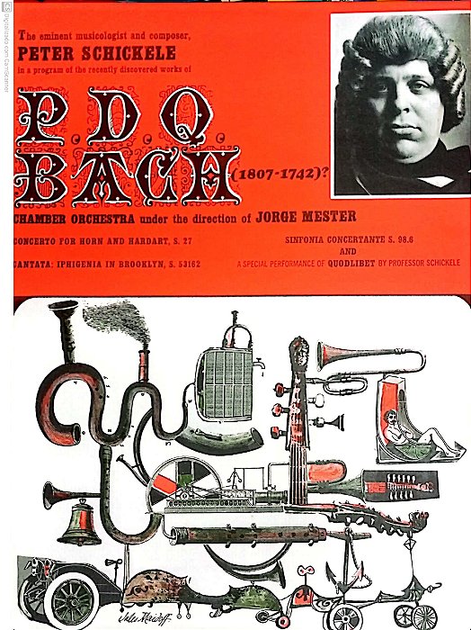 Disco de Vinil P.d.q.bach Interprete Chamber Orchestra Under The Direction Of Jorge Mester [usado]