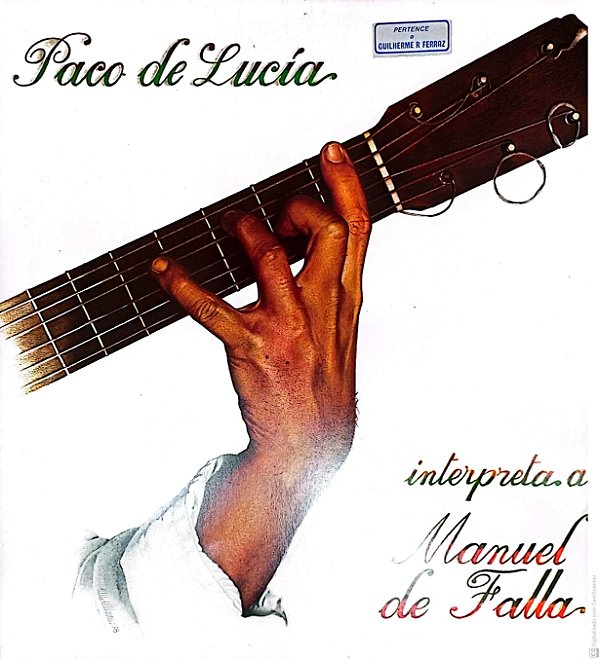 Disco de Vinil Paco de Lucia Interpreta Manuel de Falla Interprete Paco de Lucia (1978) [usado]