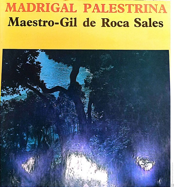 Disco de Vinil Madrigal Palestina Interprete Maestro - Gil de Roca Sales (1973) [usado]