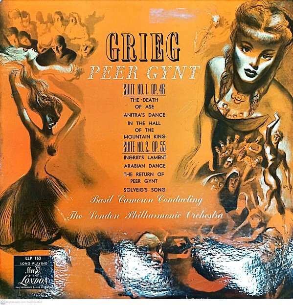 Disco de Vinil Grieg - Peter Gynt Interprete The London Philharmonic Orchestra [usado]