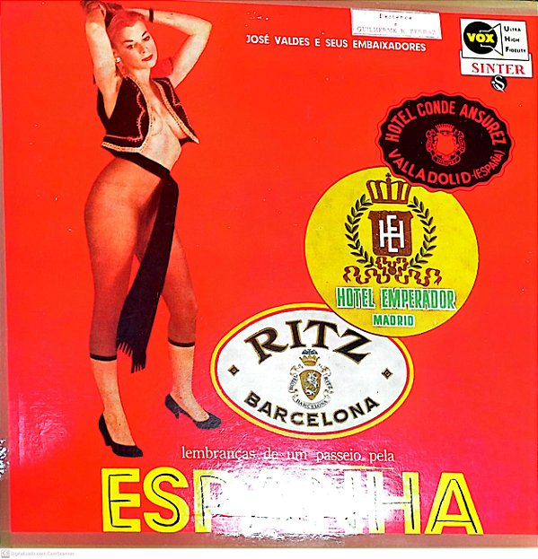 Disco de Vinil um Passeio pela Espanha Interprete José Valdes e os Embaixadores [usado]