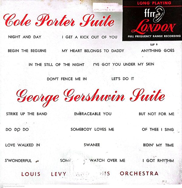 Disco de Vinil Cole Porter e George Gershswin Suite Interprete Cole Porter e George Gerhswin [usado]