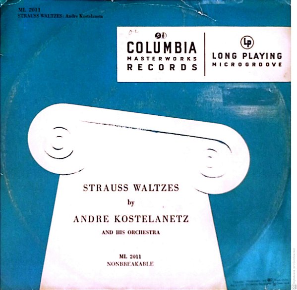 Disco de Vinil Waltzes Of Johann Strauss Long Play 33 1/3 Interprete André Kostelanetz [usado]